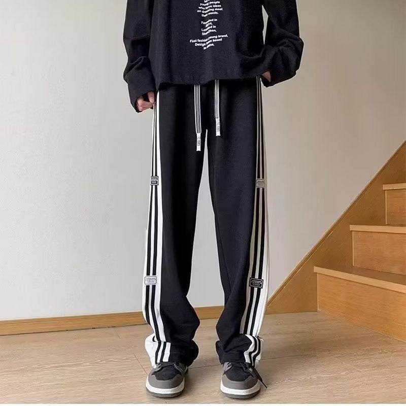 Black American High Street Loose Casual Pants O1CN01j9j67p1gwrCTd5Utx__2215857654207-0-cib