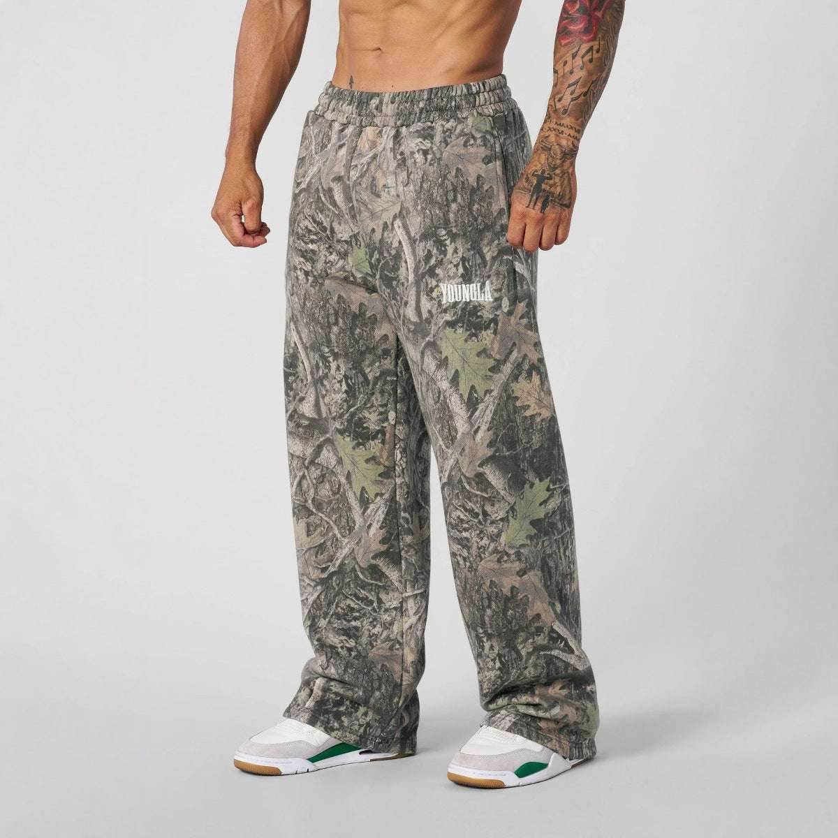 Green Casual Digital Camouflage Straight-Leg Trousers O1CN01rTVmmV1TTvDWhlMdX-2215613182384-0-cib-_5