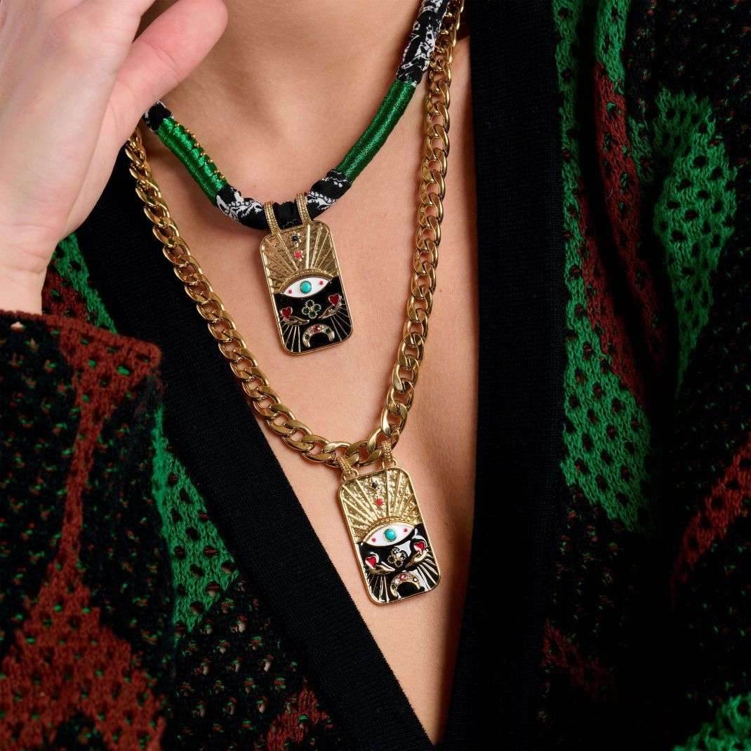 Color Chain Bracelet &amp; Sweater Chain Suit – Real Gold Plated with Anti-Tarnish a2733c4d-7ebf-4b62-969f-76881beee314-_1