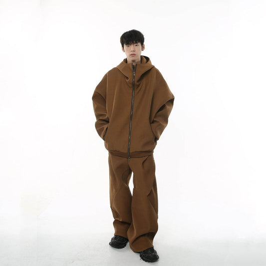 American Retro High Street Double-headed Zipper Casual Pants a6d45058-dae4-4a39-9a36-43dfc0e4a4b5 Print Material