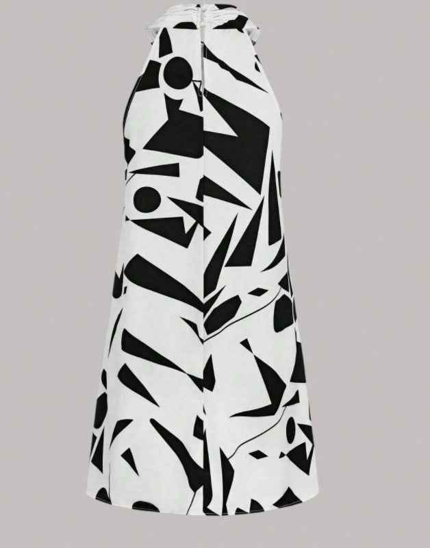 Women's Sleeveless Floral Print Elegant Camisole Skirt b310508c-c3ba-4d72-a062-45ba2984730b Print Material