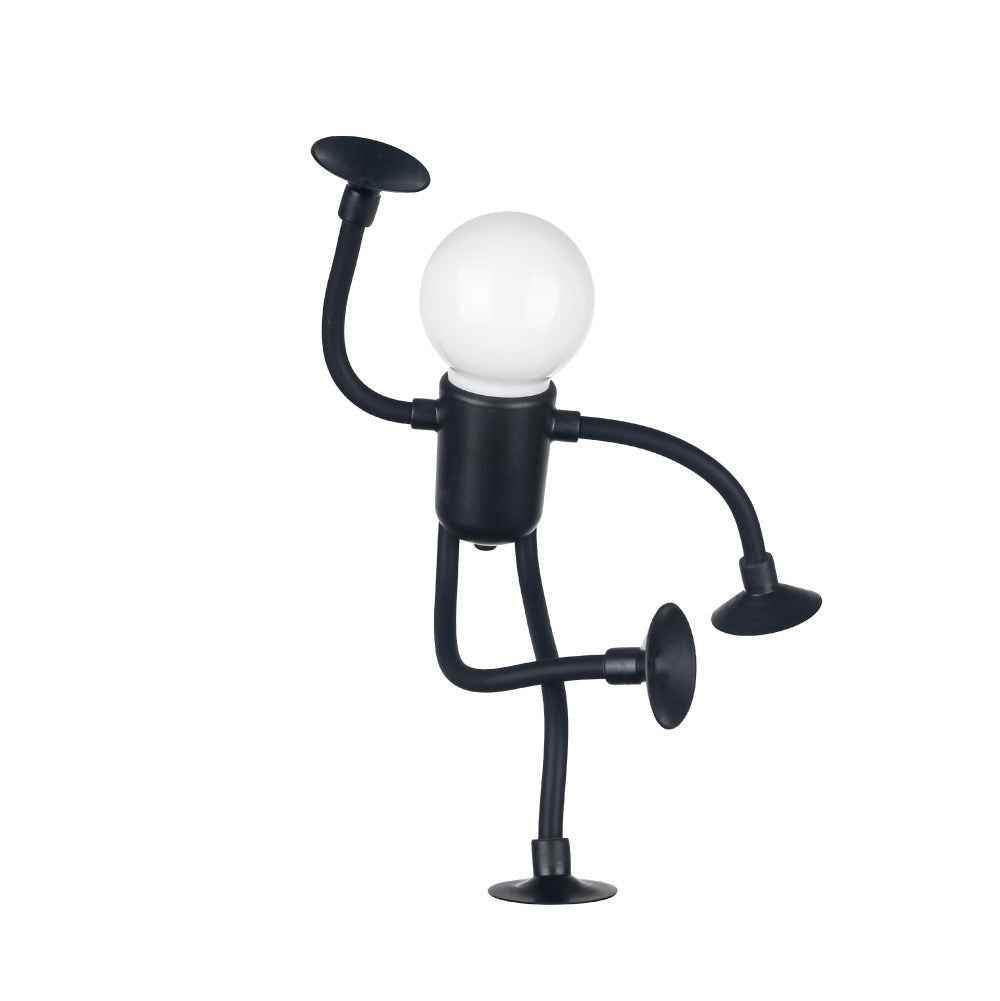 0.58W Black Changeable Shape Funny Sportsman Night Light Versatile Lamp Creative Funny Quirky Button Battery Desk Lamp Ornament Vacuum Suction b6c33d8a-5122-4ba1-821c-9f00bf92bcc1 Print Material