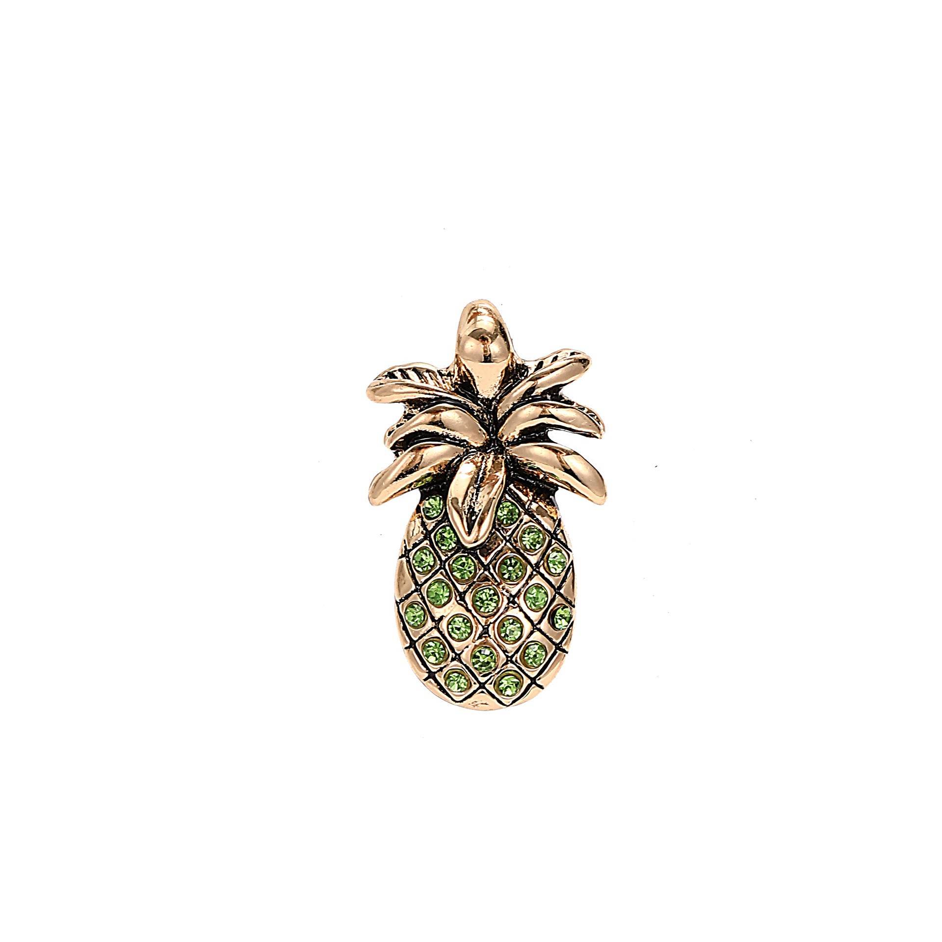 Pineapple Pendant Only Gold Summer Fruit Wind Watermelon Pendant Elephant Color Zircon Necklace 18K Gold bbf2ecbe-cbf1-4854-aa9a-6b8c39501892