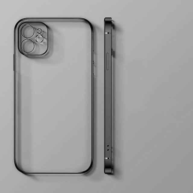 Black Iphone12pro Max Transparent Ultra-thin All-inclusive Mobile Phone Case be9ef90c-4216-4e36-9750-aebd97b8437b Print Material
