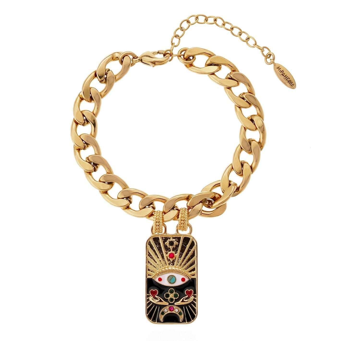 Black Bracelet Color Chain Bracelet &amp; Sweater Chain Suit – Real Gold Plated with Anti-Tarnish c4199b0f-e608-4b8c-aa3c-128e26a35d30-_6