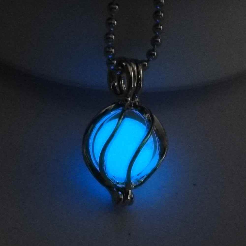 Sky Blue Glow-in-the-Dark Whirlwind Hollow Pendant Necklace – Trendy &amp; Unique c7cefa58-1a6d-4f52-af7f-a3a97c3f1384 Print Material