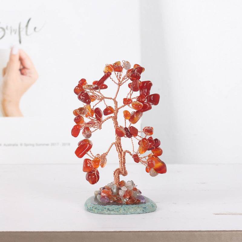 Onyx 🌿 Japanese Healing Crystal Tree – Citrine &amp; Red Agate Table Ornament 🌿 ca5795c3-94ae-499a-b931-cf759f7519bf Print Material