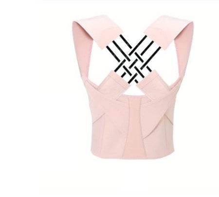 Pink 1PC Unisex Anti-Humpback Chest Lift Brace Posture Corrector ccb91d2a-4ed3-4472-89ac-54097f6bcce8 Print Material