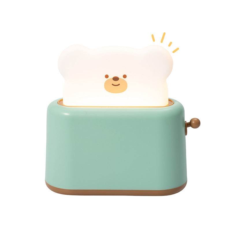 1.2W Warm Yellow Bread Bear Lamp Desktop Decoration Bedroom Night Light cd0f6627-2bd6-4147-9d16-d7ce22a8b522