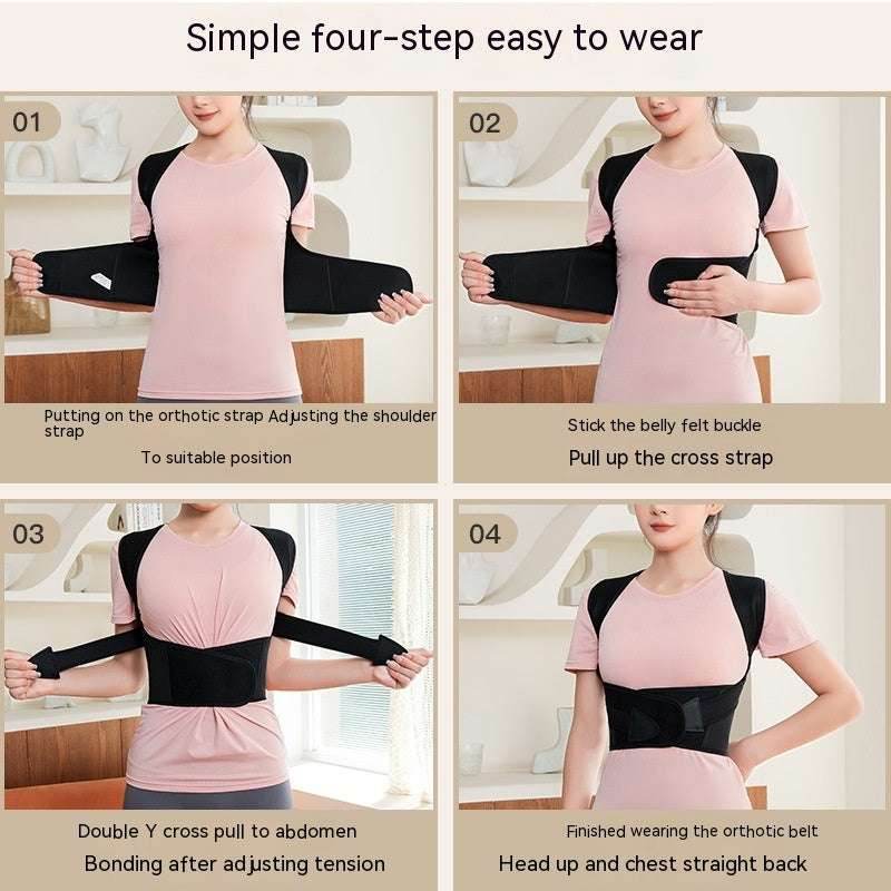 Unisex Anti-Humpback Chest Lift Brace Posture Corrector cf39f3a5-c951-4900-bc58-f0b3428bdc51-trans-_5 Print Material