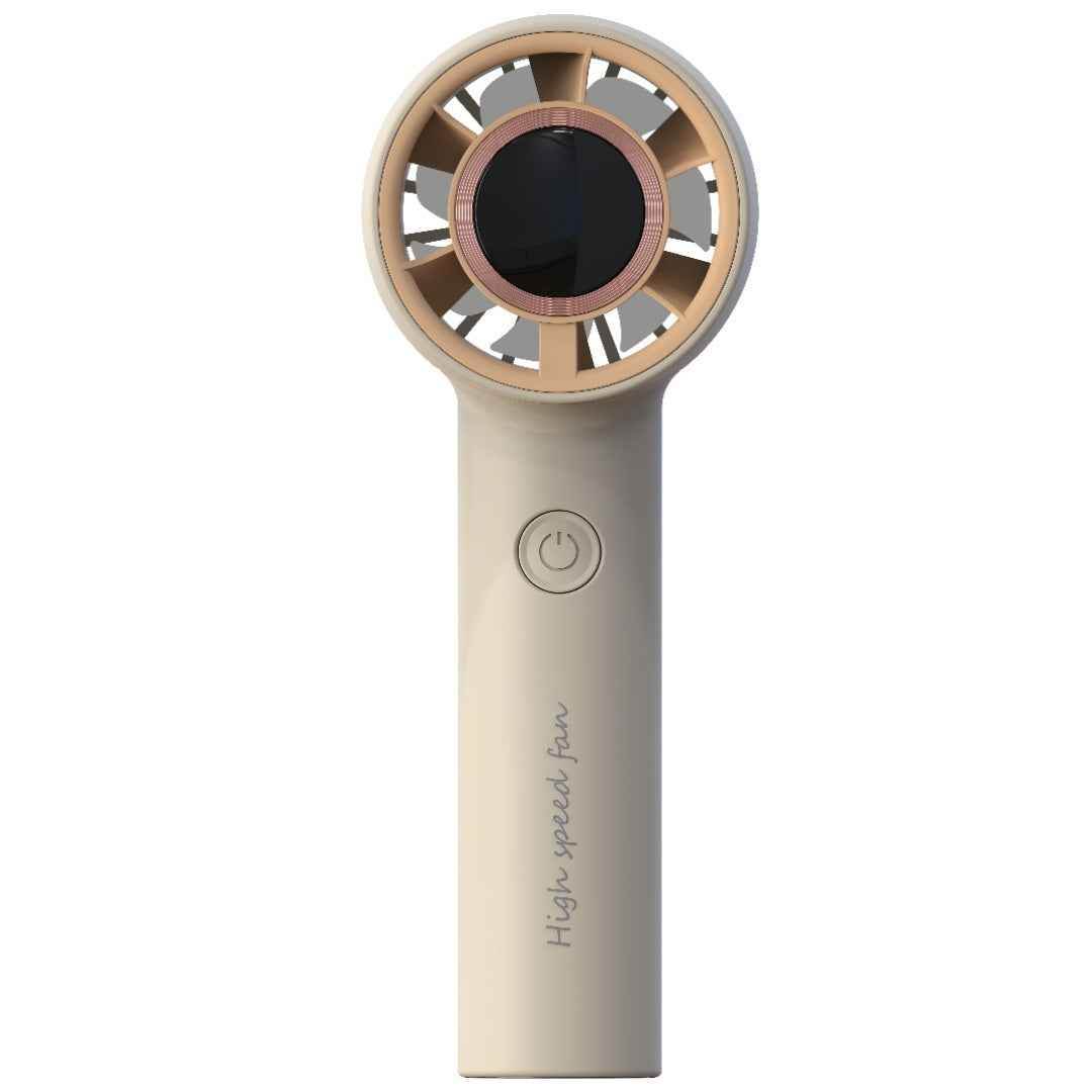 Beige 4000 MA Mini Usb Digital Display Violent Electric Fan d3a8ca17-dda3-4723-aac8-84f5c86a84c5_trans Print Material