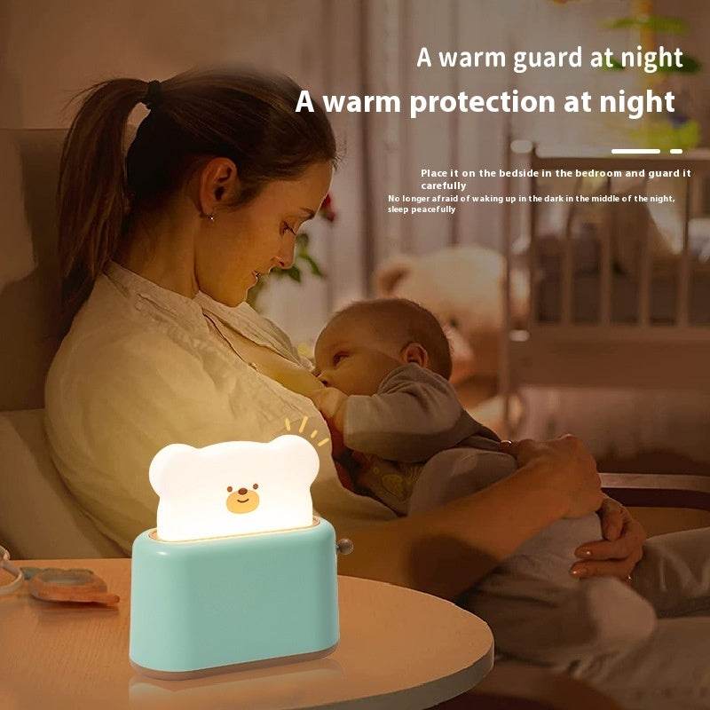 Bread Bear Lamp Desktop Decoration Bedroom Night Light d4be8ea3-544d-49d7-baa1-04609ac61452_trans