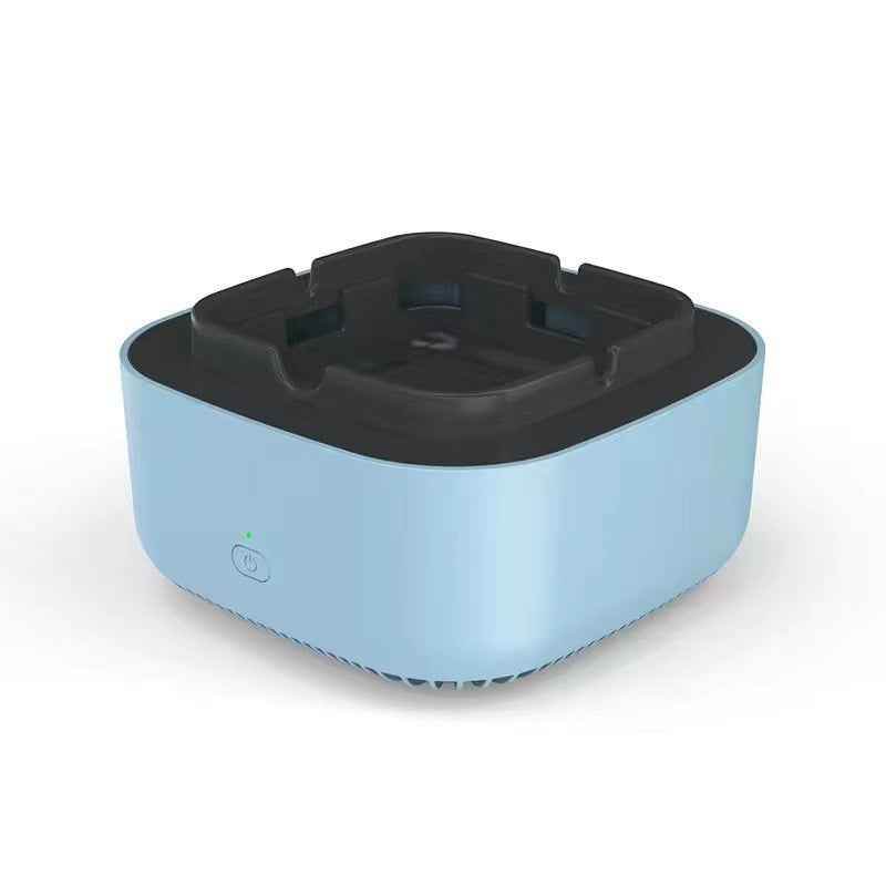Square Blue Smoke Removal Air Purification Ashtray e27db6b8-dd7d-43b6-a6b8-9ccba292fa9d Print Material