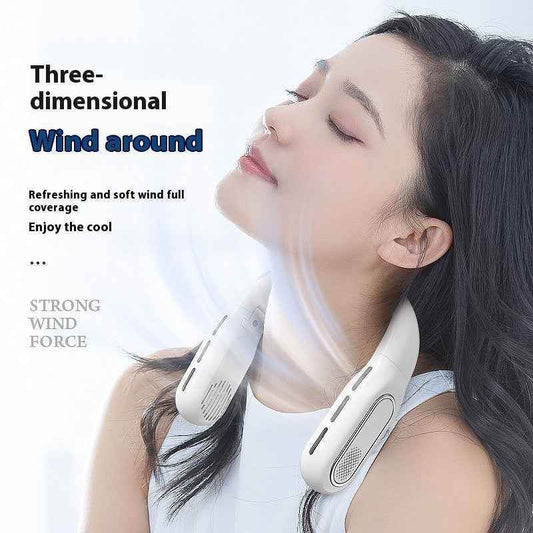 Portable Bladeless Hanging Neck Fan – Rechargeable, Lightweight & Ultra-Quiet Personal Cooling Fan eb8c30a2-d667-40f2-91db-6ad698e8e9bd