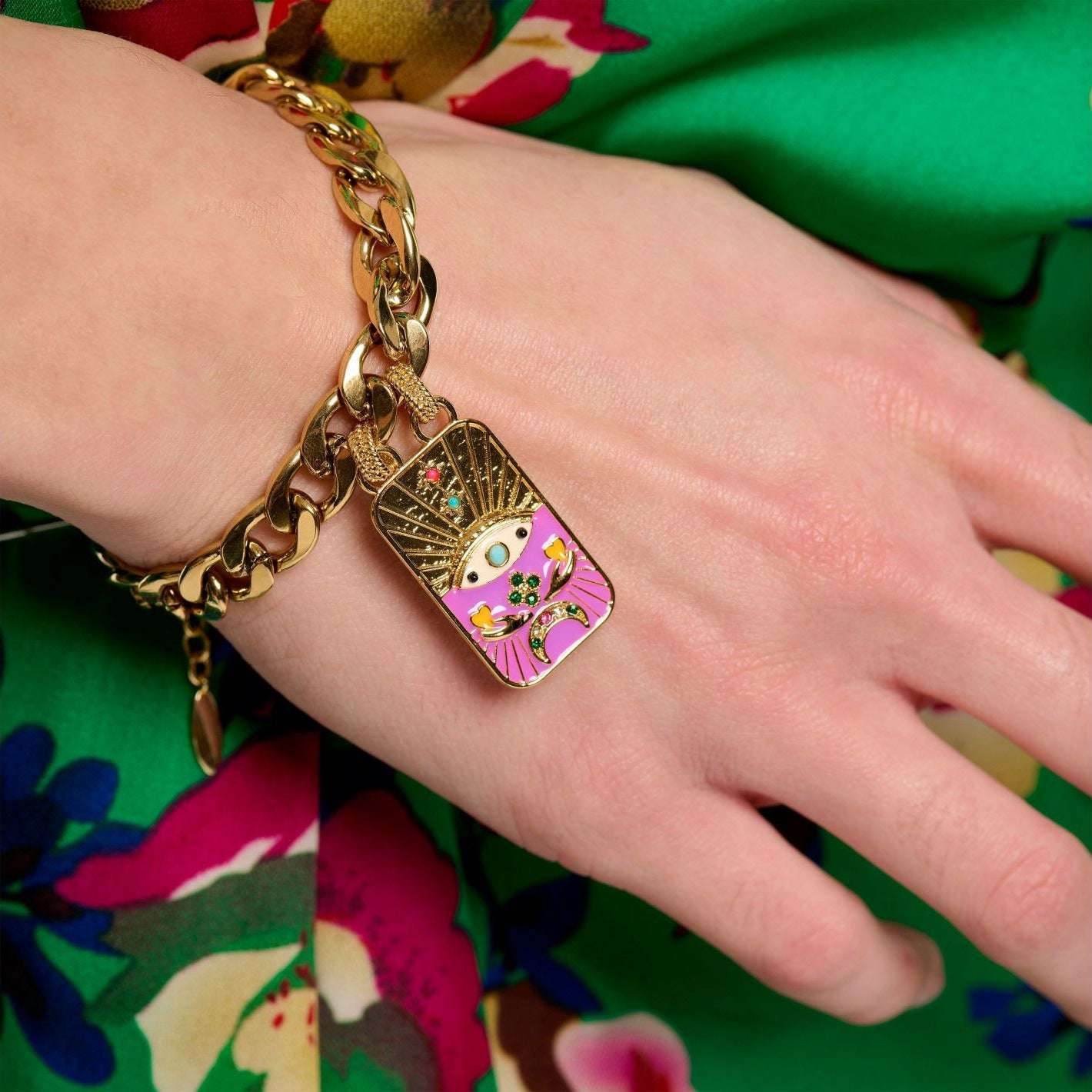 Color Chain Bracelet &amp; Sweater Chain Suit – Real Gold Plated with Anti-Tarnish ef1cd35f-da88-4142-8017-c00a6c7a779e-_3