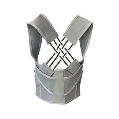 Light Grey 1PC Unisex Anti-Humpback Chest Lift Brace Posture Corrector f13f2303-5669-4b58-9c2d-a237f35c17c6 Print Material
