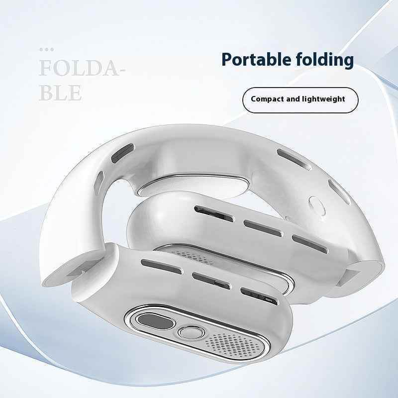 Portable Bladeless Hanging Neck Fan – Rechargeable, Lightweight & Ultra-Quiet Personal Cooling Fan f503914f-015e-44fd-8653-66ec1833269a
