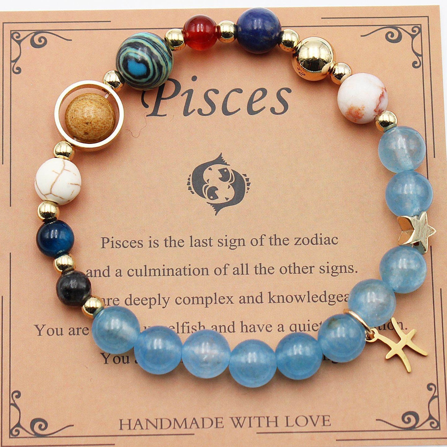 Piseces Twelve Constellations Bracelets Natural Stone Beaded Eight Planets fd21502d-d0ed-443e-ad65-c98521236a1d Print Material