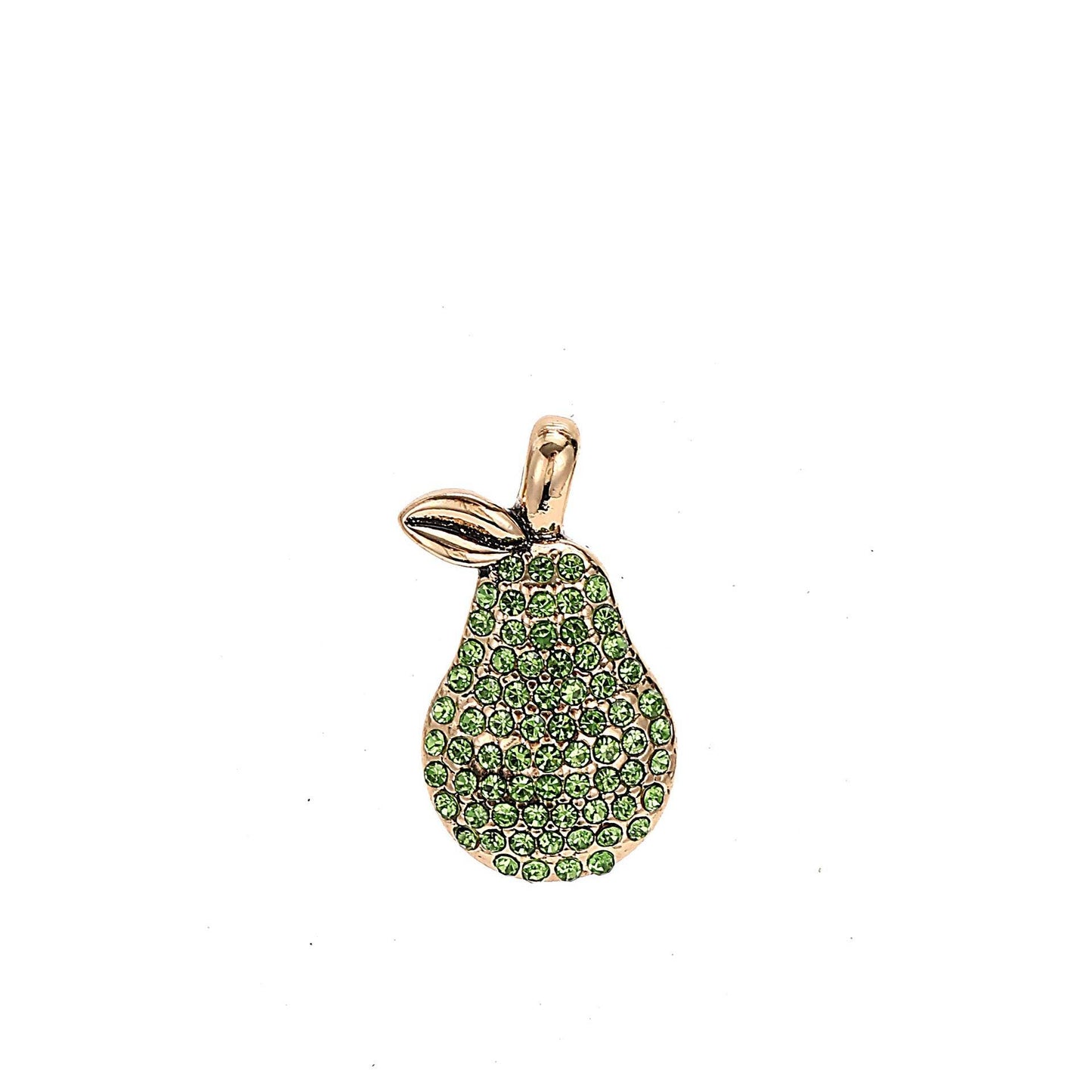 Pear Pendant Only Gold Summer Fruit Wind Watermelon Pendant Elephant Color Zircon Necklace 18K Gold fd718178-362a-4b24-9957-4a75a9940240