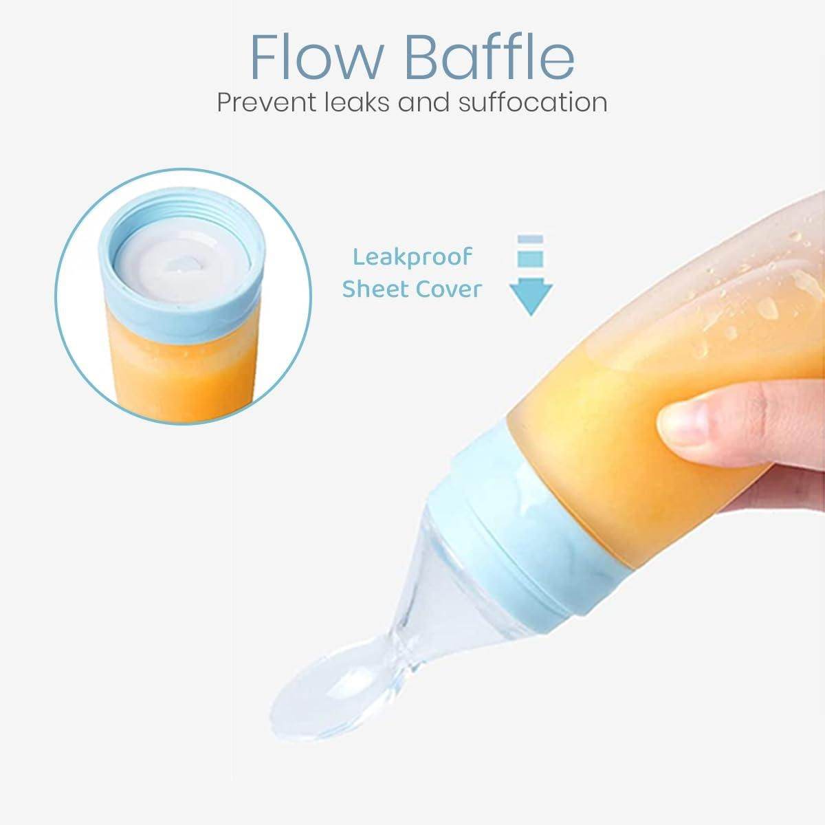 BOSS MANGO Baby Food Feeder Spoon for Gentle Feeding ksqrf7-20-baby-food-feeder-spoon-easy-mess-free