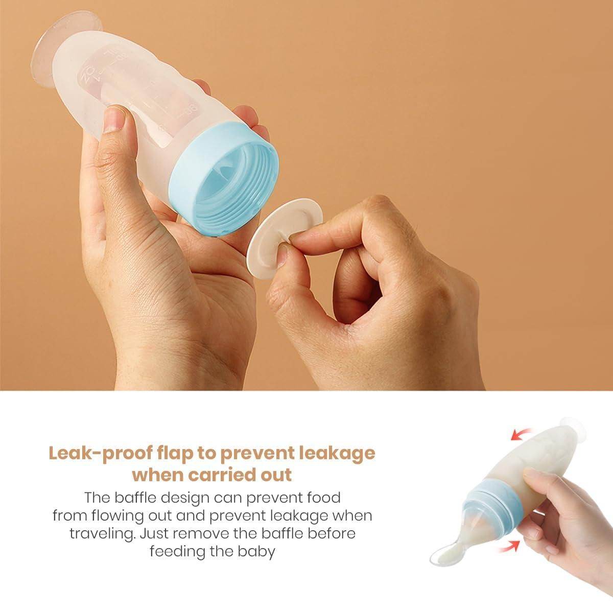 BOSS MANGO Baby Food Feeder Spoon for Gentle Feeding ksqrf7-20-baby-food-feeder-spoon-premium-mess-free