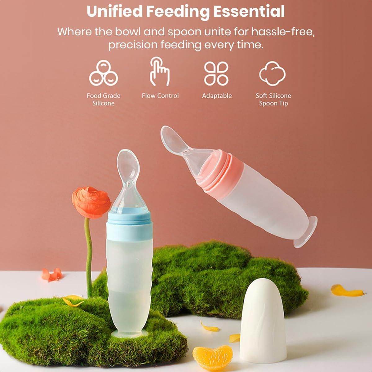BOSS MANGO Baby Food Feeder Spoon for Gentle Feeding ksqrf7-20-baby-food-feeder-spoon-premium-squeeze-silicone
