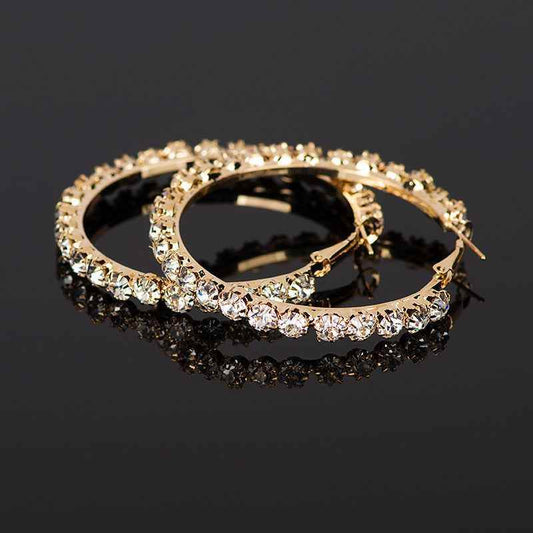 Ice Jewelry Earrings for Women - Elegant Hoops ksqrf7-20-ice-jewelry-earrings-for-women-chic-simple-retro Print Material