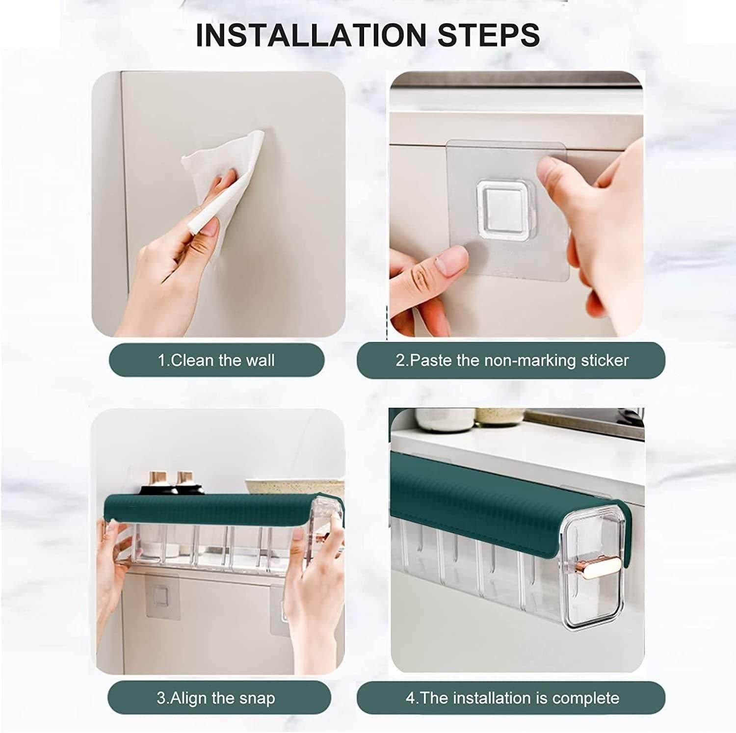 Space-Saving Wall Organizer for Home Essentials ksqrf7-20-space-saving-wall-organizer-clear-wall-mounted-drawer-organizer