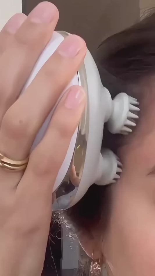 Electric Head Massager for Hair Growth | Vibration Therapy for Relaxation & Stress Relief 🌿💆‍♀️