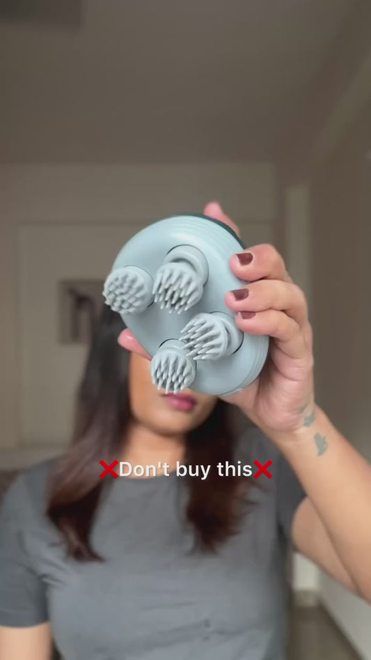 Electric Head Massager for Hair Growth | Vibration Therapy for Relaxation & Stress Relief 🌿💆‍♀️