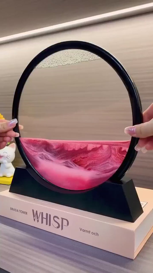 Relaxing Kinetic Sandscape Art Table Desk